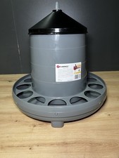 Flamingo Futtertrog Geflügel Edna grau,