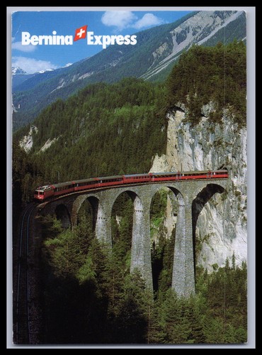 Ansichtskarte bernina express - ansichtskarte, bernina-express