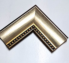 Paspartu' Hölzern Gold Silber für Kader, Drucke, Poster -LAR.83.ALT.25.BAT.5.MM