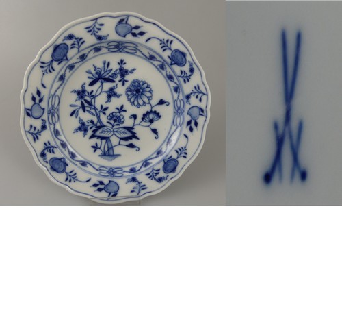 Meissen teller flach vor - meissen,