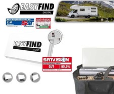 EasyFind Digital HDTV Camping Sat Anlage mobile Flachantenne - Traveller Kit