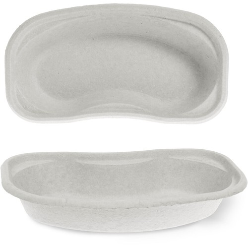 Einmal nierenschale aus - einmal-nierenschale, pappe