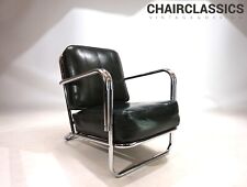 Art Deco Stahlrohrsessel im Stil Gilbert Rhode Troy Sunshade, 1930