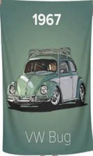 GROßES VW BUG / " KÄFER Typ 1 " STANDARD,  BADEHANDTUCH / STRANDTUCH, NEU 