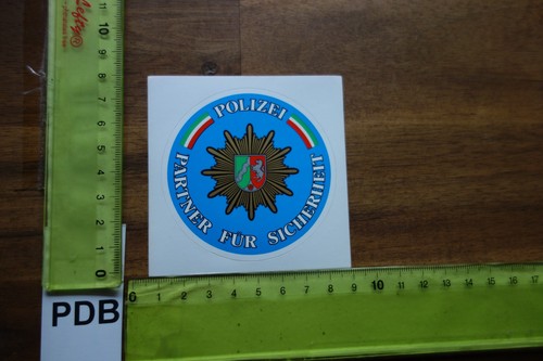 Alter aufkleber polizei - alter,