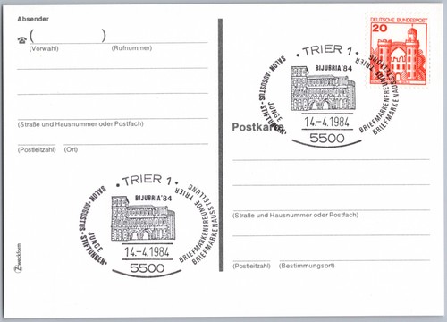 Sonderstempel trier 1984 porta - sonderstempel,