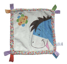 WIE NEU * DISNEY Nicotoy Pooh Esel I-ah lila blau Schmusetuch Schnuffeltuch