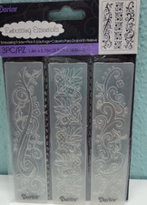 Stanzschablone, Embossing Folder 3 x 3D,  für Cuttlebug oder Big Shot