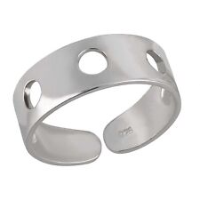 Zehenring Zehring mit Loch 925 Silber Zehenschmuck