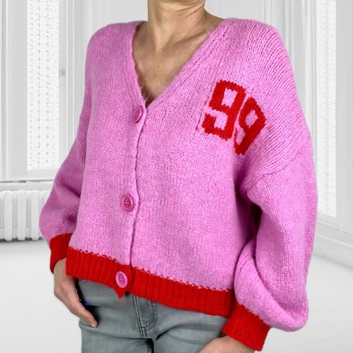 Damen strickjacke cardigan - strickjacke,