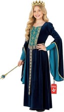 Blaues Prinzessin Kostüm