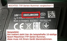 ORIGINAL BOSCH®  Ersatzteil