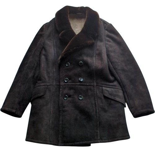 Vintage herren lammfellmantel - herren,