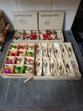 Konvolut Lauscha ? DDR antiker Christbaumschmuck und andere 36 Teile