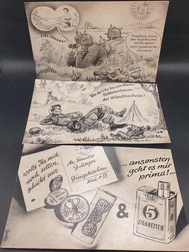 Postkarte ansichtskarte - 3x,
