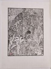 Heinrich Vogeler/Strichätzung/Das Mauseloch/um 1910/700 Drucke Griffelkunst 1975