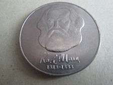 münze ddr 20 mark karl marx