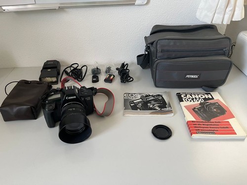 Canon eos 650 mit zubehör - canon,
