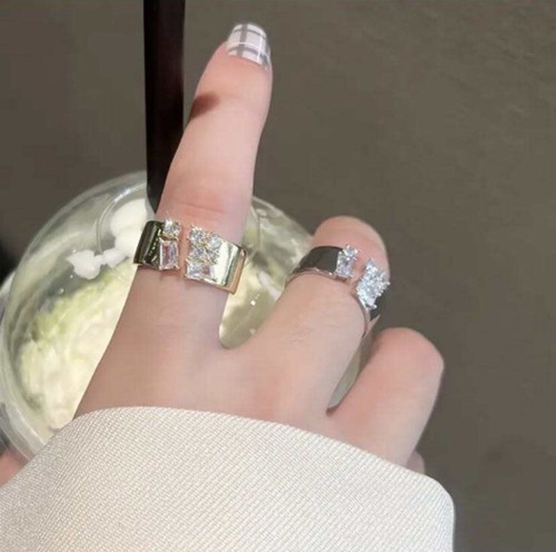 Verstellbarer strass ring für - ring,