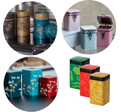 Teedose teabox rund - teedose, und