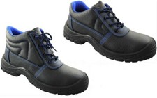 Arbeitsschuhe S3 Sicherheitsschuhe Stahlkappe Schwarz Leder Gr. 38-47 NEU 