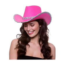 Pailletten Cowboy Hut Damen