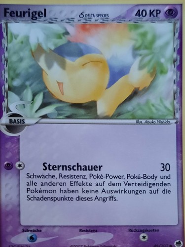Pokemon karte feuriegel - pokemon-karte,