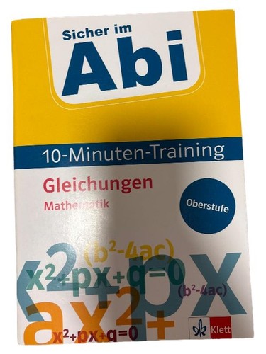 Minuten training abitur - 10-minuten-training,