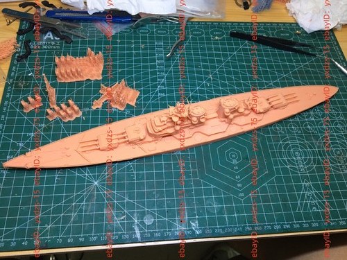 350 deutsch schlachtschiff - 1/350,