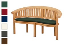 Auflage Bananenbank (49 x 139 cm) Dralon Polster Auflage Sitzpolster Gartenbank