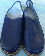 Marokko Leder Hausschuhe Pantoffel Dambira Babouche Orientalische Schuhe gr 45 