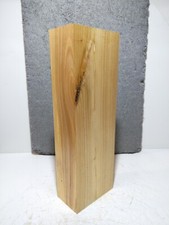 Holzstele,Holzsäule,Kantholz, Holzdeko,Holzklotz,Stele,gestockt, Ulme,H:48,2 cm