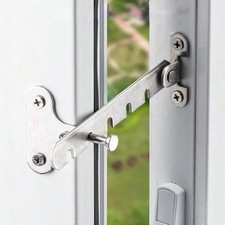 X2 Fenstersicherung Kindersicherung Lüftungsriegel Metall Sicherheitsstopper
