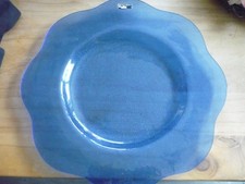 Leonardo Dekoteller Glas Blau