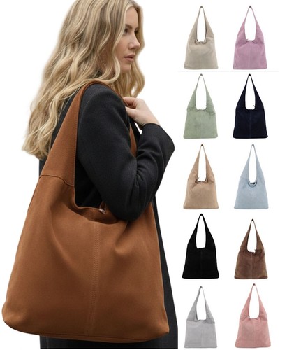 Echt leder schultertasche - echt,