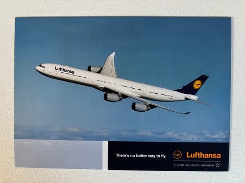 Lufthansa postkarte airbus - postkarte,