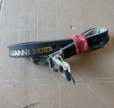 Gianni Motta Riemen Leder für Pedalen mit Korb Errebi Pedalriemen