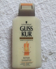 Metall-Magnet Flaschenform von Schwarzkopf GLISS KUR Hair Repair Shampoo 5,5x2,5