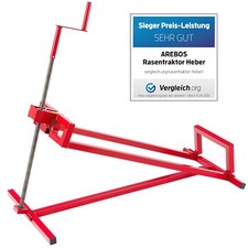 AREBOS Rasentraktor Heber 450 kg Hebevorrichtung Hebebühne Aufsitzmäher