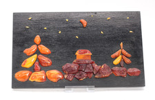 Bernstein Bild Handarbeit auf