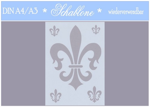 Schablone-Vintage-Shabby-A4-A3