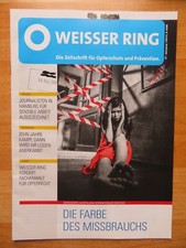 Weisser Ring Zeitschrift 1/2014 Ausstellung intern. Kü. Die Farbe des Missbrauch
