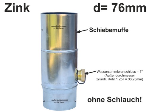 Zink fallrohr regensammler eco - fallrohr,