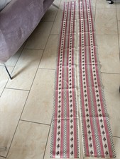 alter  Polsterstoff altes Muster  - 2 Stücke je 2,26 lang 23 cm breit