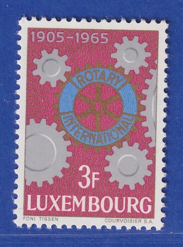 Luxemburg 1965 jahre rotary - luxemburg,
