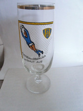 Bierglas Tulpe DDR Fußball Oberliga BSG Wismut Aue Tormann Ebert Erzgebirge 1980