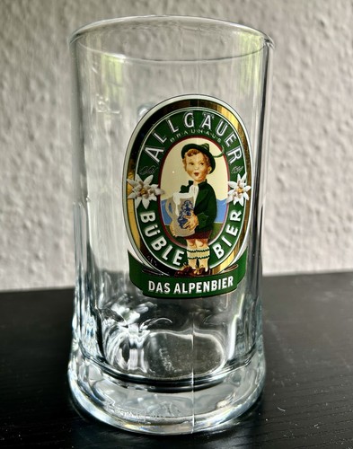 Allgäuer büble bierkrug glas - büble,
