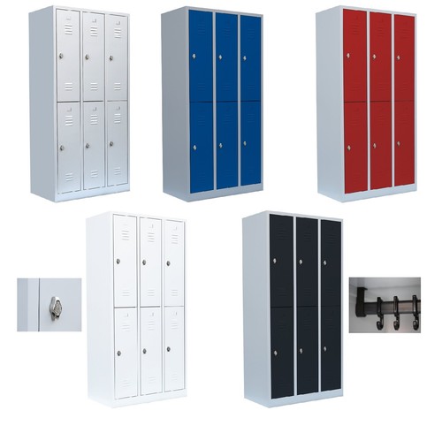 6er umkleideschrank spind - umkleideschrank,