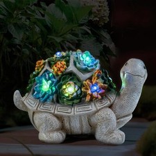 Gartendeko Solar Schildkröte
