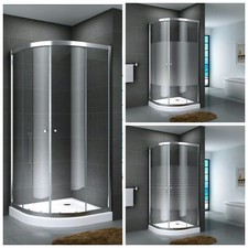 Duschkabine Viertelkreis Eckdusche Duschabtrennung Glas Runddusche Fulda 14 cm